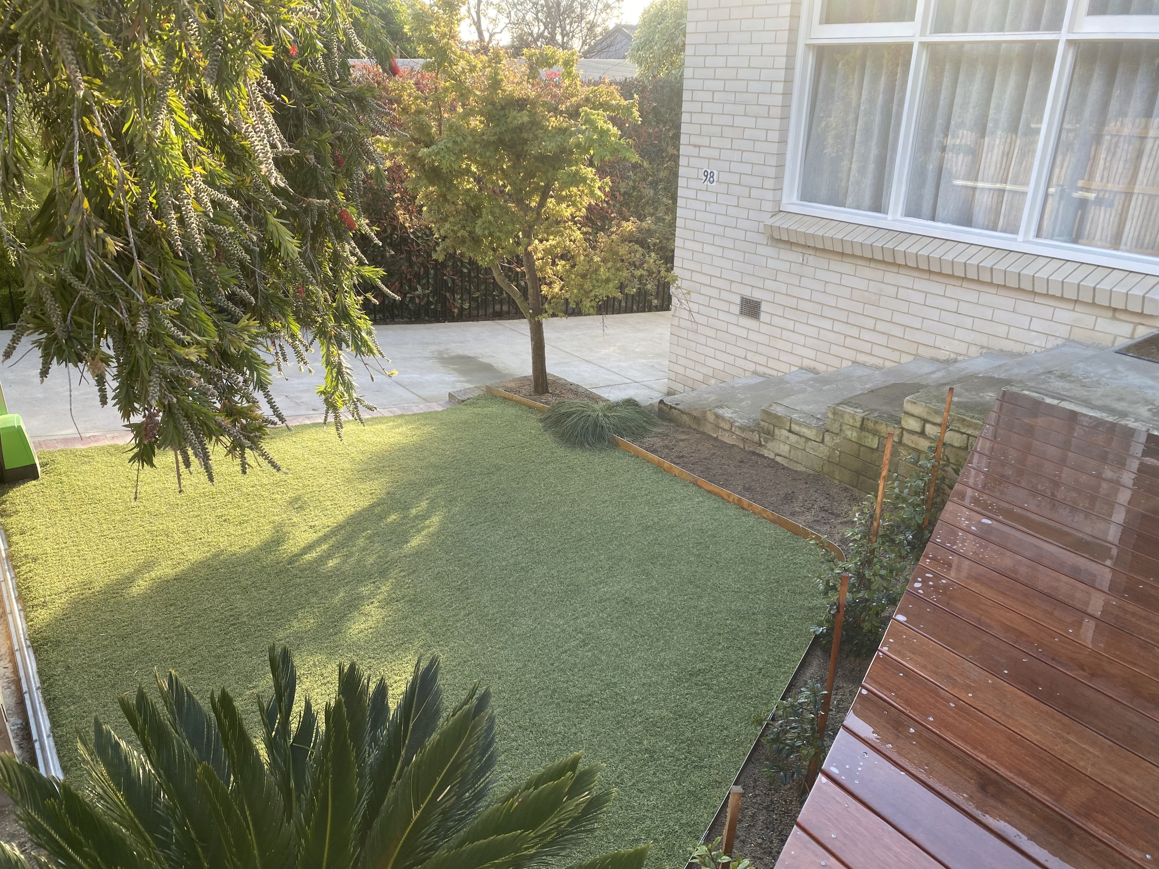 Front yard McCrea – synthetic turf job by Jays Synthetic Turf